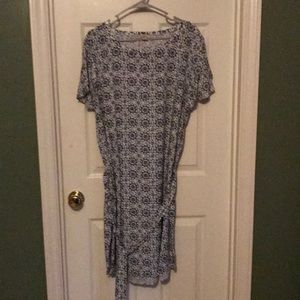 Loft tunic dress with tie